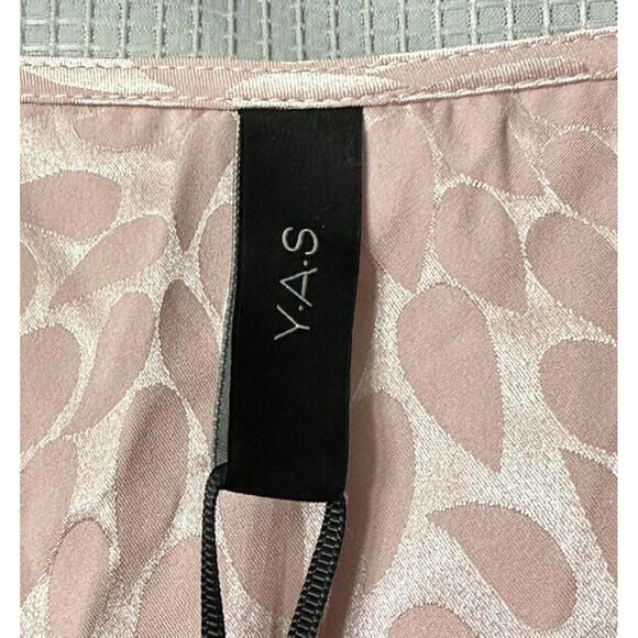 NWT Y.A.S Womens Long Sleeve Pink Button Front‎ Top Blouse Shirt Size XL - Picture 6 of 12